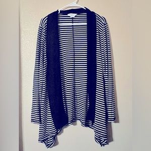 Striped black and white sweater